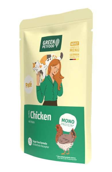 Green Petfood Cat Paté 8x85g