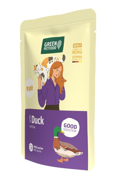 Green Petfood Cat Paté 8x85g