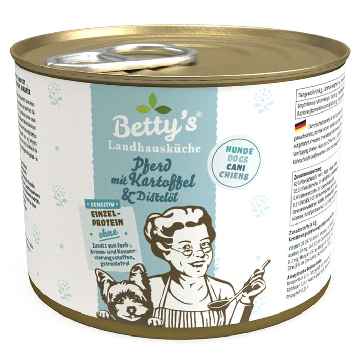 Betty's Landhausküche Dog - Dosen 6x200g