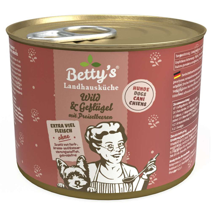 Betty's Landhausküche Dog - Dosen 6x200g