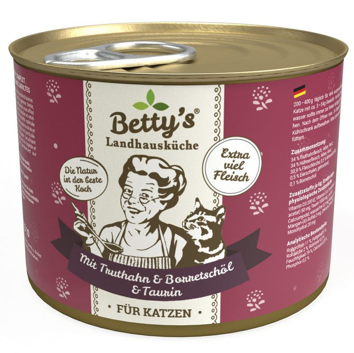 Betty's Katze mit Borretschöl 6x200gD