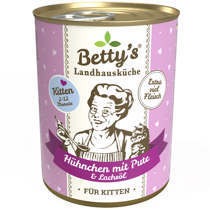 Betty's Landhausküche Cat - Kitten Dosen 6x400g.