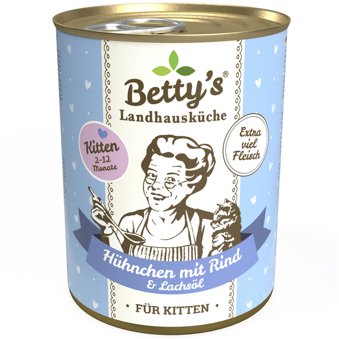 Betty's Landhausküche Cat - Kitten Dosen 6x400g.