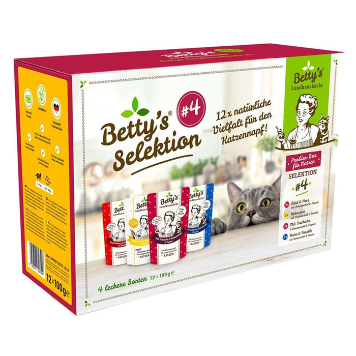 Betty's Landhausküche Katze BOX Selektion #4 12x100g