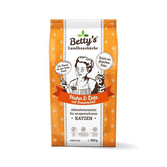 Bettys Landhausküche Cat Adult Trockenfutter Huhn 300g