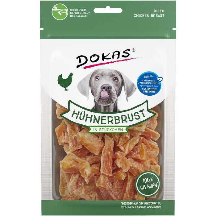 Dokas Dog Snack Filet de poitrine de poulet en morceaux