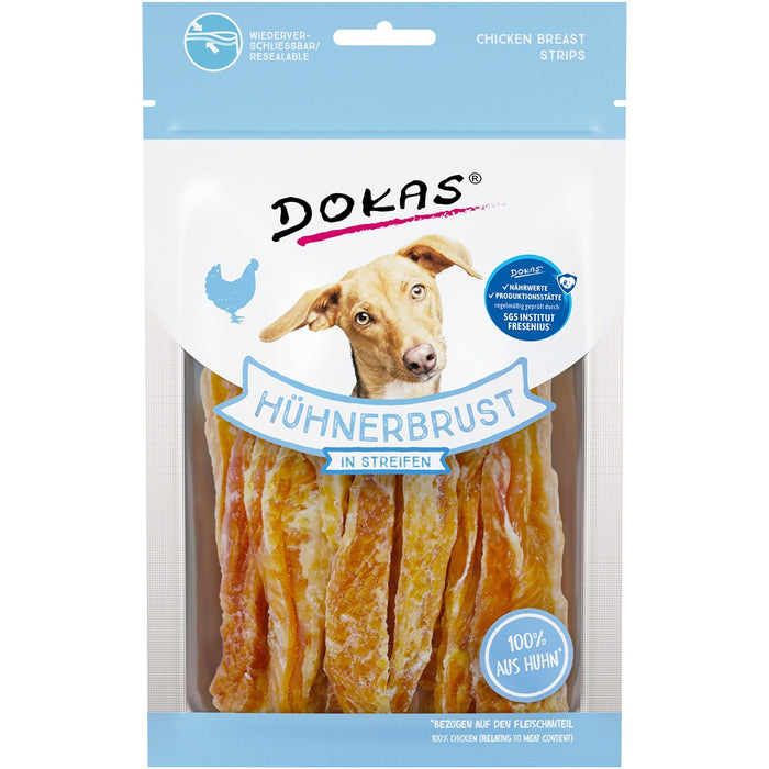 Dokas Snack chicken breast in strips 70g