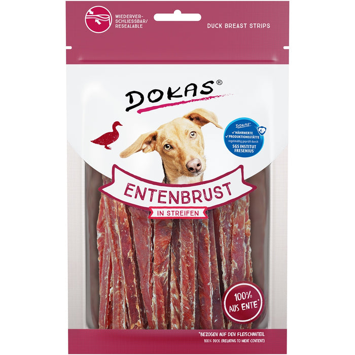 Dokas Dog Snack Duck breast in strips