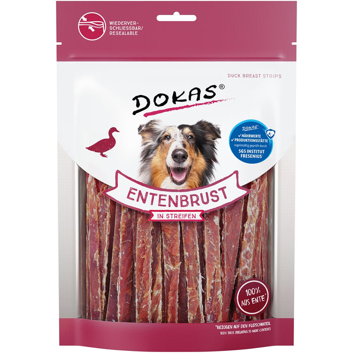 Dokas Dog Snack Duck breast in strips