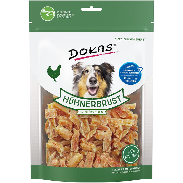 Dokas Dog Snack Filet de poitrine de poulet en morceaux
