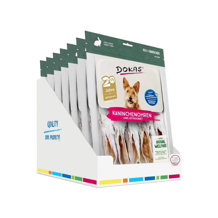Oreilles de lapin séchées Dokas 180g