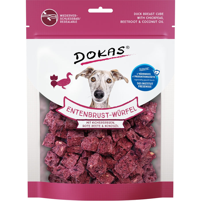 Cubes de magret de canard Dokas, pois chiches, betterave 150g
