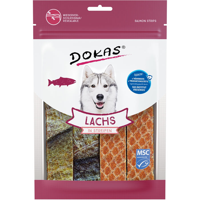 Dokas salmon in strips 100g