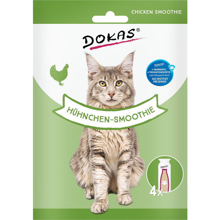 Dokas Cat Snack Hühnchen-Smoothie 4x30ml 8er Pack