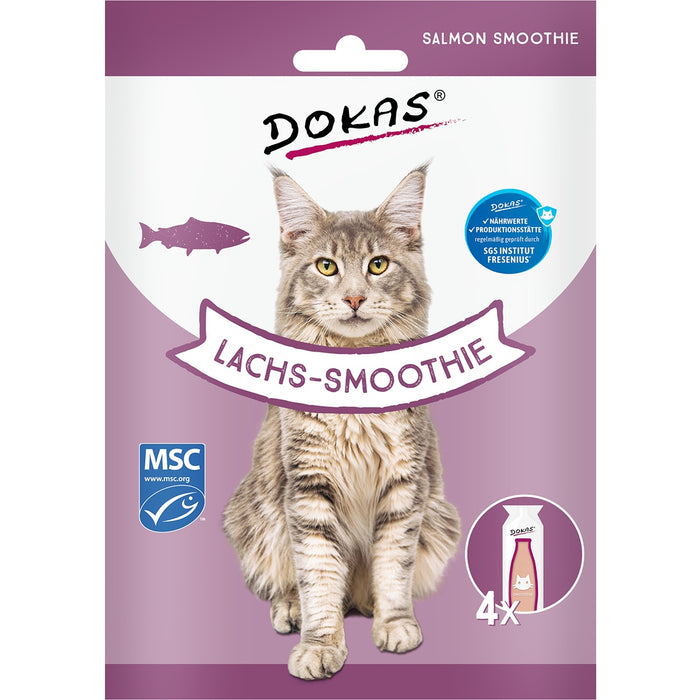 Dokas Cat Snack smoothie au saumon 4x30ml