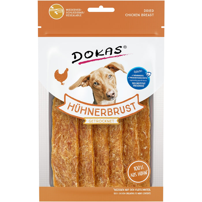 Dokas Hunde Snack getrocknet 70g (12 Stück)