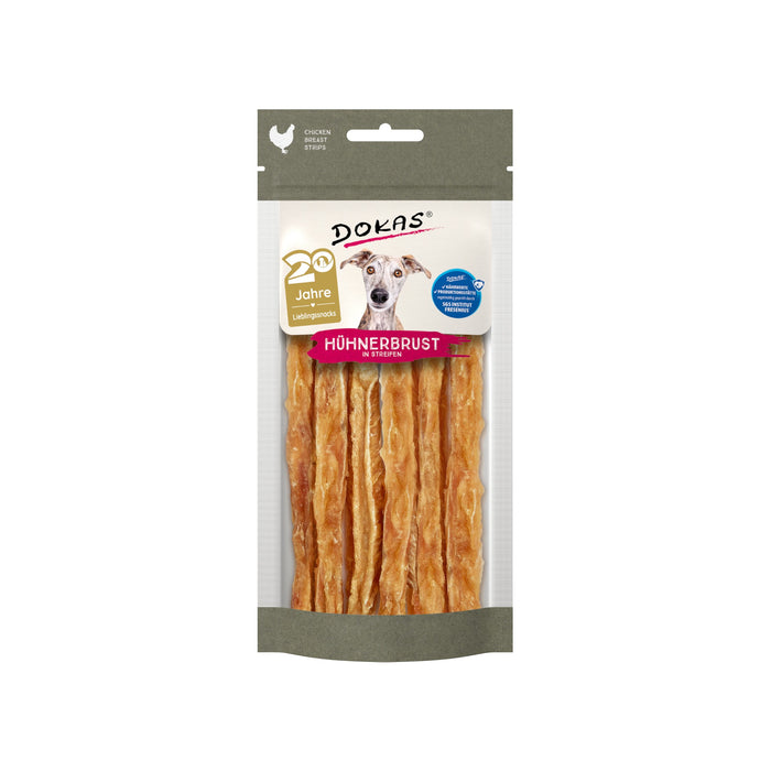 Dokas Dog - Snack Hühnerbrust in Streifen 11St