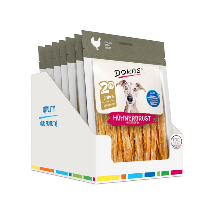 Dokas Dog - Snack Hühnerbrust in Streifen 7St