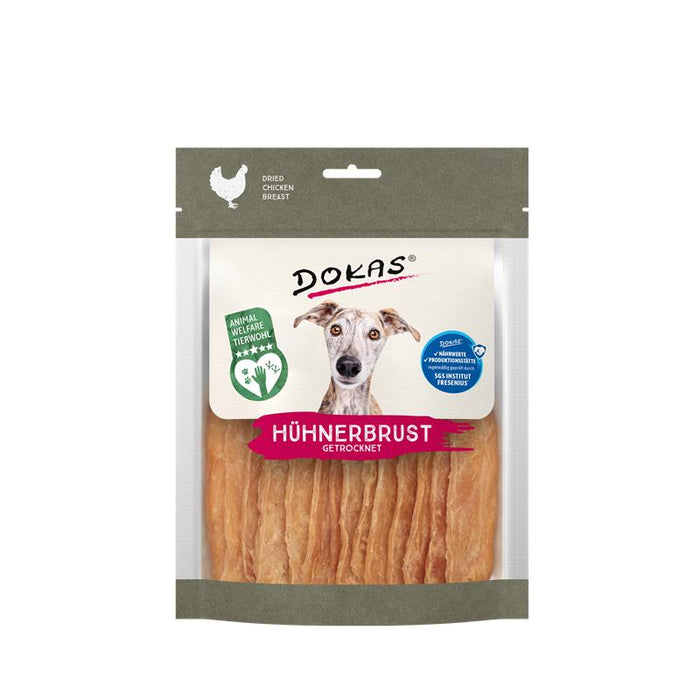 Dokas Dog Hühnerbrust Tierwohl getrocknet.