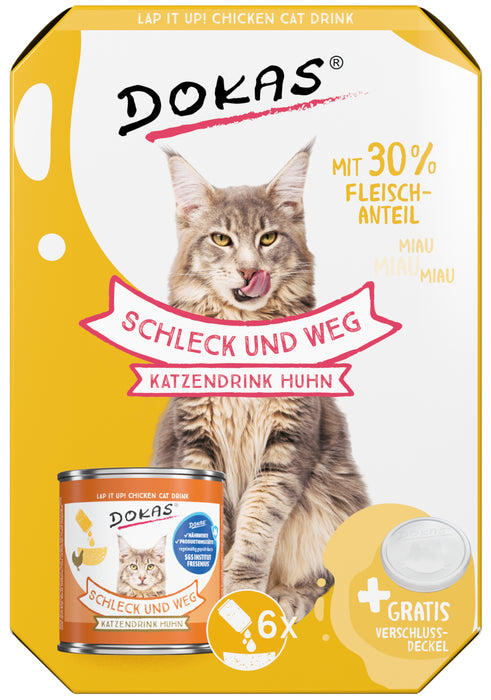 Dokas Cat Snack Schleck und weg Katzendrink