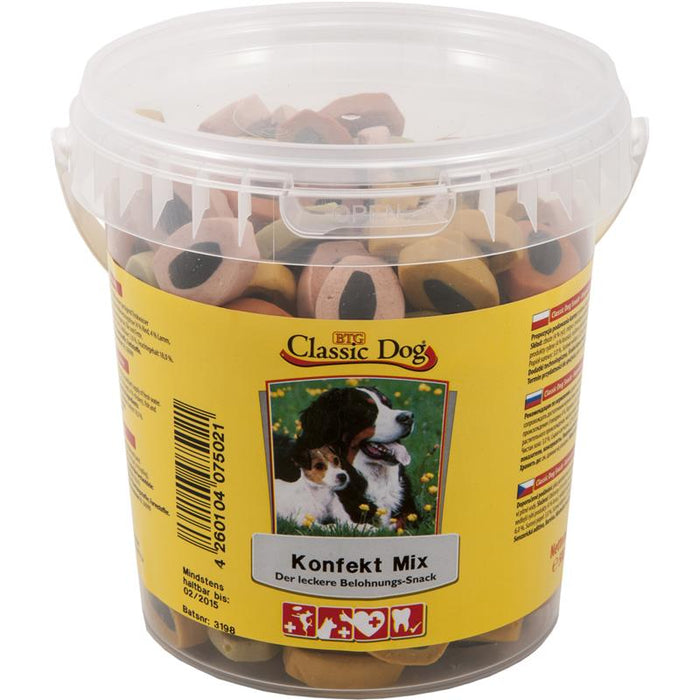 Seau à goûter classique pour chien 500g