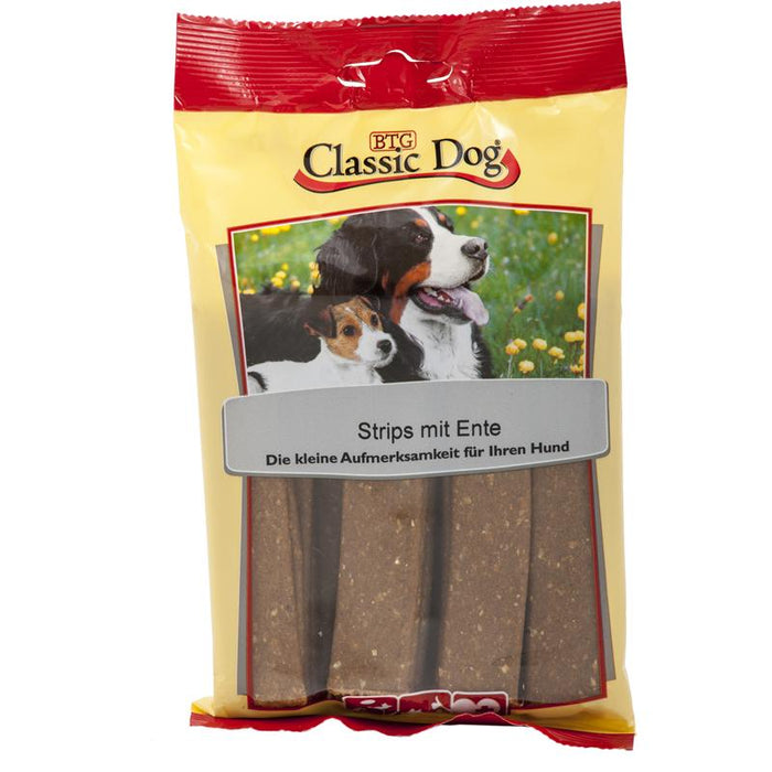 Classic Dog Snack Strips with Duck 20 pack