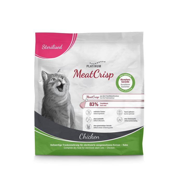 Platinum Cat MeatCrisp Sterilized Chicken