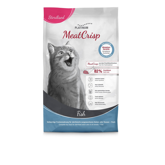 Platinum Cat MeatCrisp Sterilized Fish