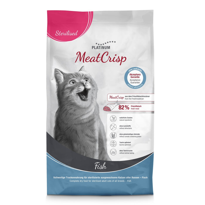 Platinum Cat MeatCrisp Sterilized Fish
