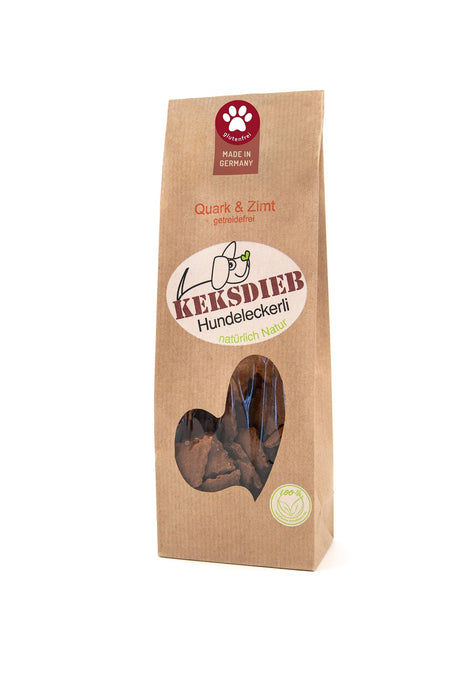 Keksdieb Quark-Zimt Rauten getreidefrei 100g