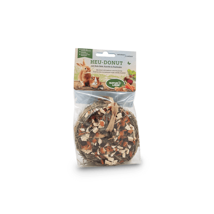 Heu-Donut mit Rote Bete Karotte & Pastinake-Dip 65g