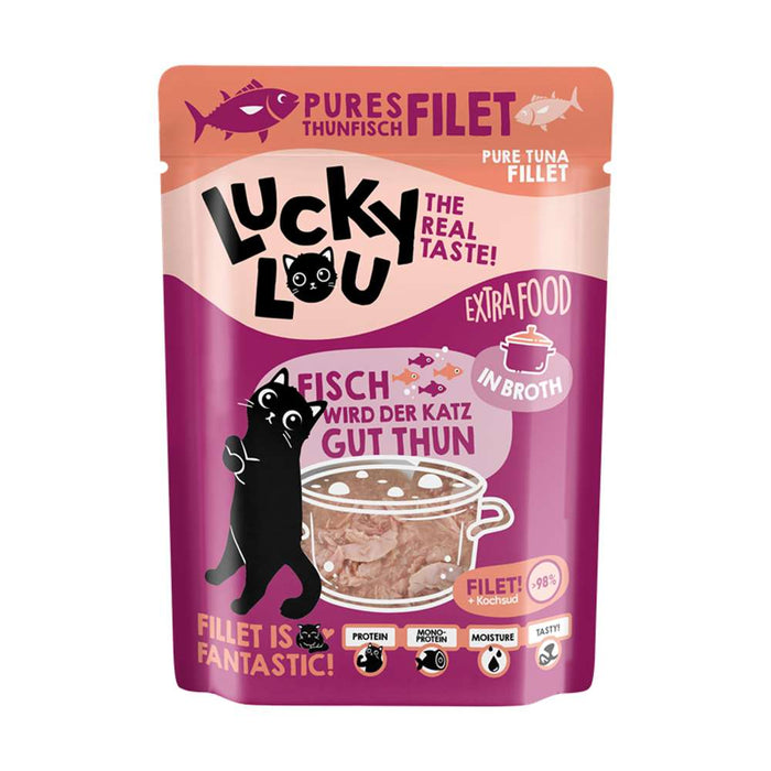 LuckyLou Cat Pouch - Extra Food 12x70g