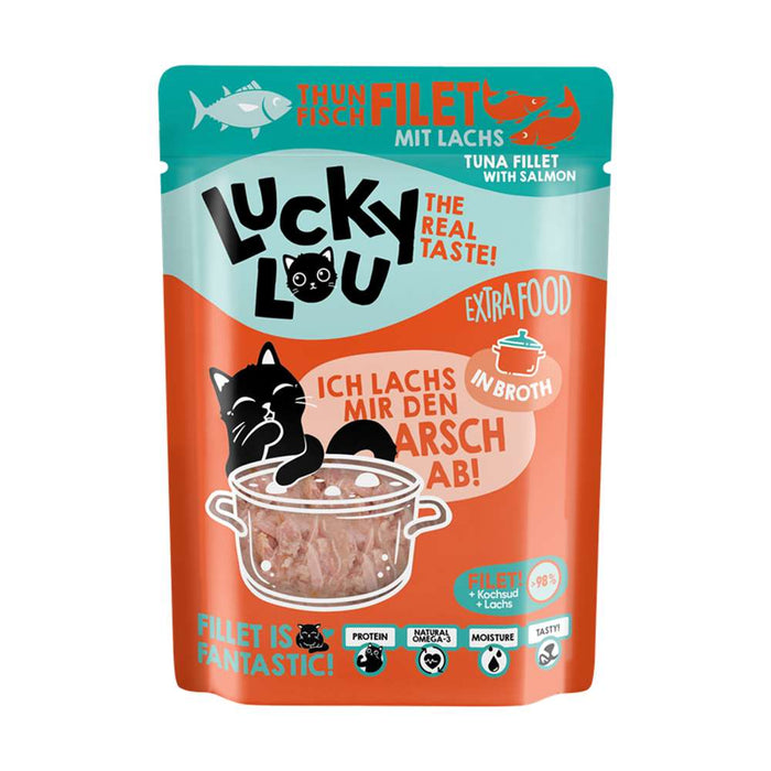 LuckyLou Cat Pouch - Extra Food 12x70g