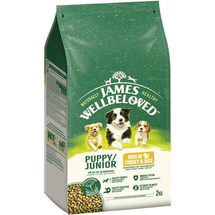 James Wellbeloved Dog Puppy Junior 2kg
