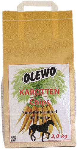 Olewo Karotten-Chips.