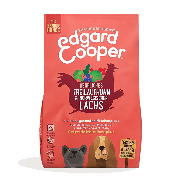 Edgard & Copper Dog Senior Trockenfutter Huhn & Lachs