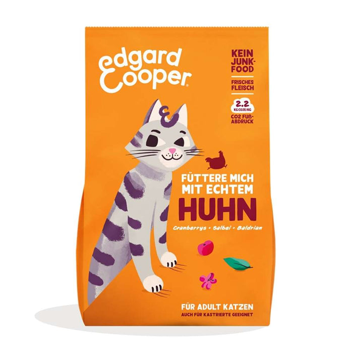 Edgard & Cooper Cat Adult Trockenfutter Huhn