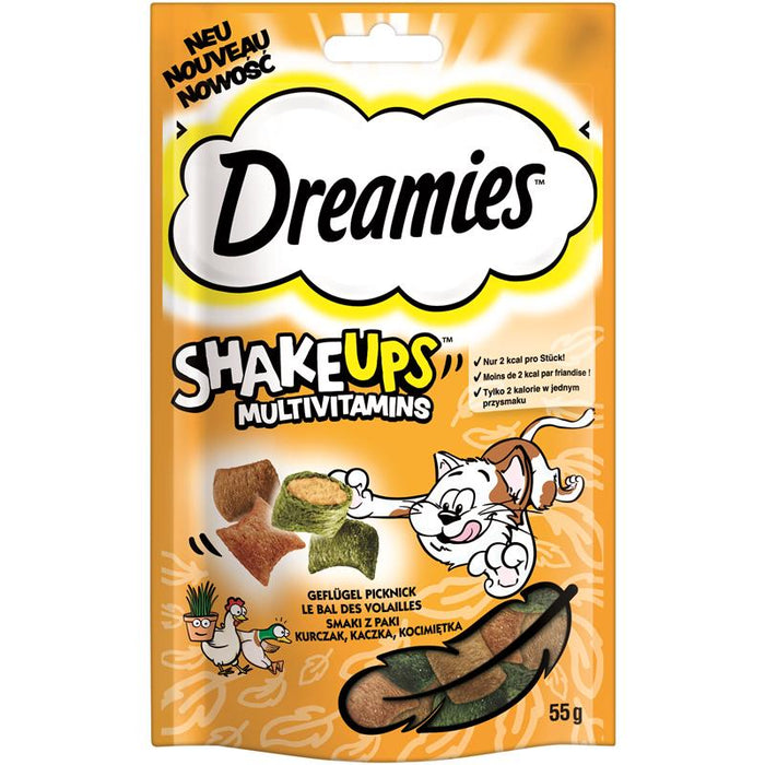 Dreamies Cat Snack ShakeUps Multivitamin 6x55g