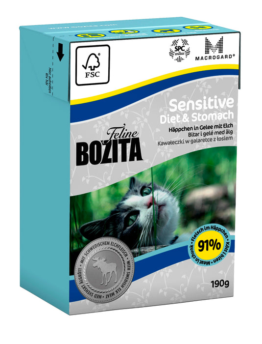 Bozita Cat Tetra Recard Diet &amp; Estomac - Sensitive 16x190g