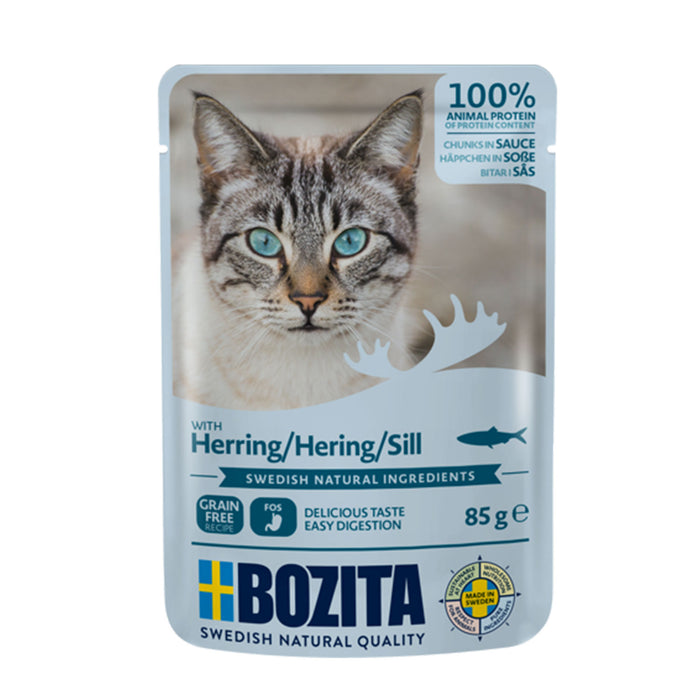Bozita Katze Pouch Häppchen in Soße 12x85g