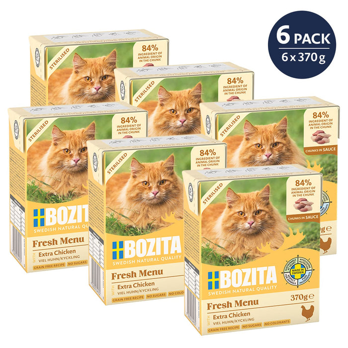 Bozita Cat - Tetra Recard Häppchen in Sauce Sterilised 6x370g