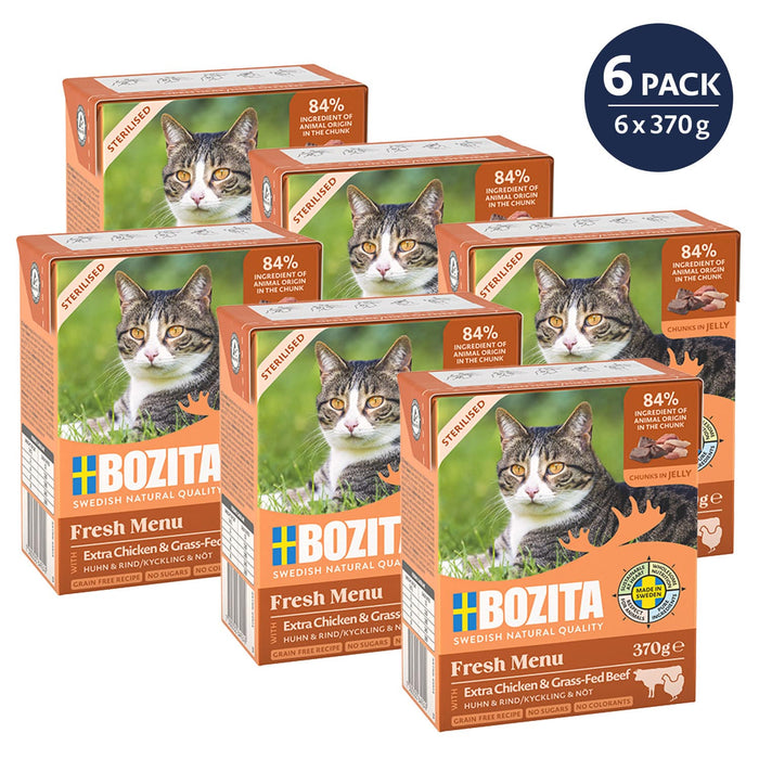 Bozita Cat - Tetra Recard Häppchen in Gelee Sterilised 6x370g