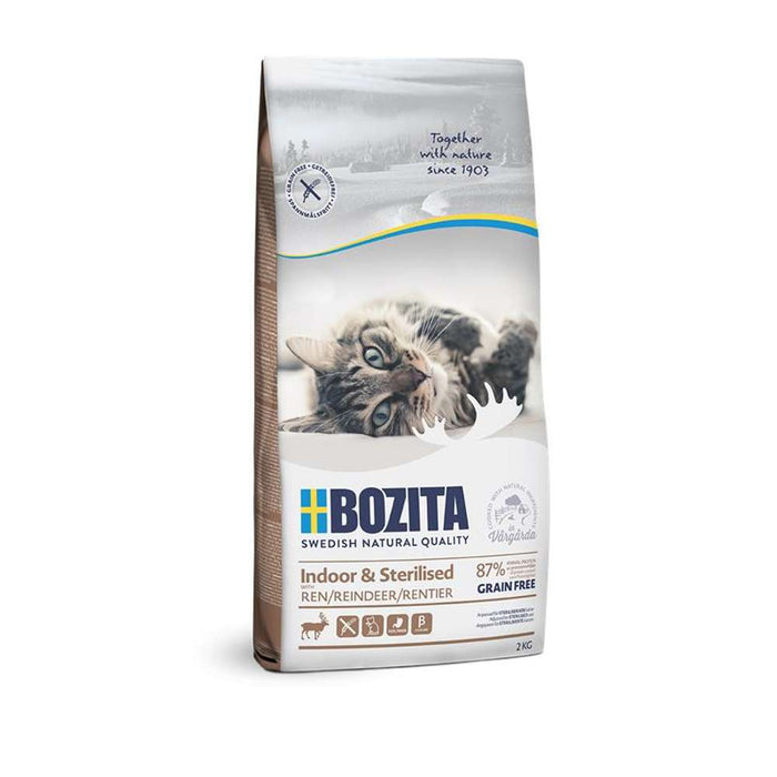 Bozita Cat - Indoor& Sterilised Grain free Reindeer