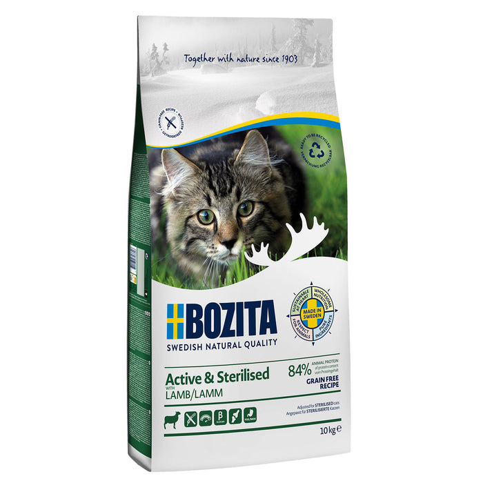 Bozita Active & Sterilised Grain free 10 kg