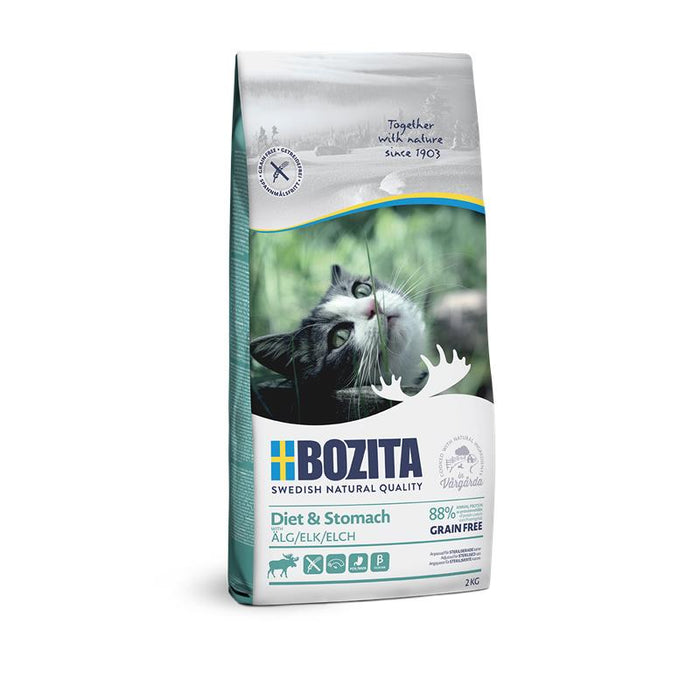 Bozita Cat Diet &amp; Stomach Grain free Elk