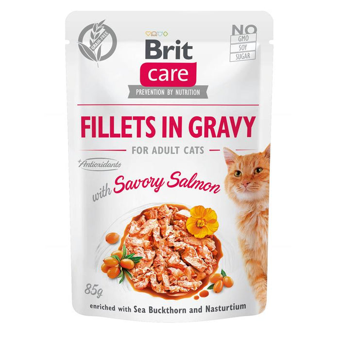 Brit Care Cat  Fillets in Gravy 24x85g