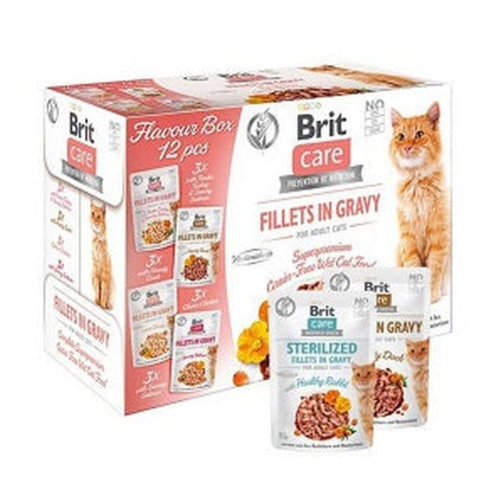 Brit Care Cat Flavour Box Fillets in Gravy.