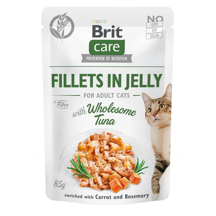 Brit Care Cat  Fillets in Jelly 24x85g