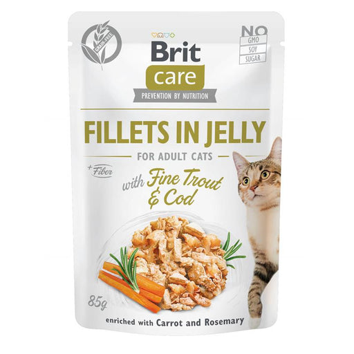 Brit Care Cat  Fillets in Jelly 24x85g.