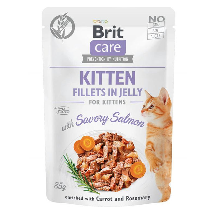 Brit Care Cat  Fillets in Jelly 24x85g Kitten
